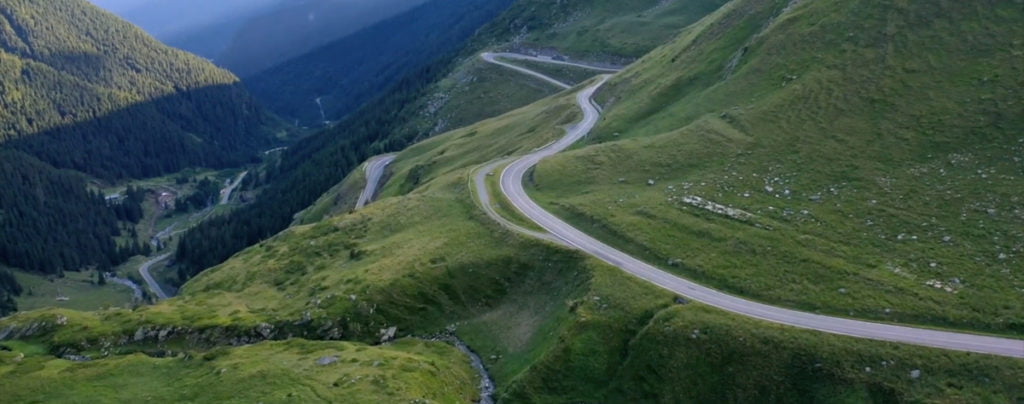 Transfagarasan road seen from above | spectacular view